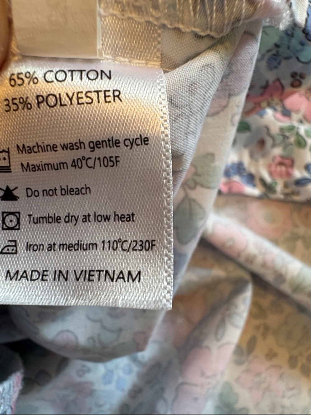 Women's Floral Cotton Pajama Set - Pink & Green - Picture 8 of 8